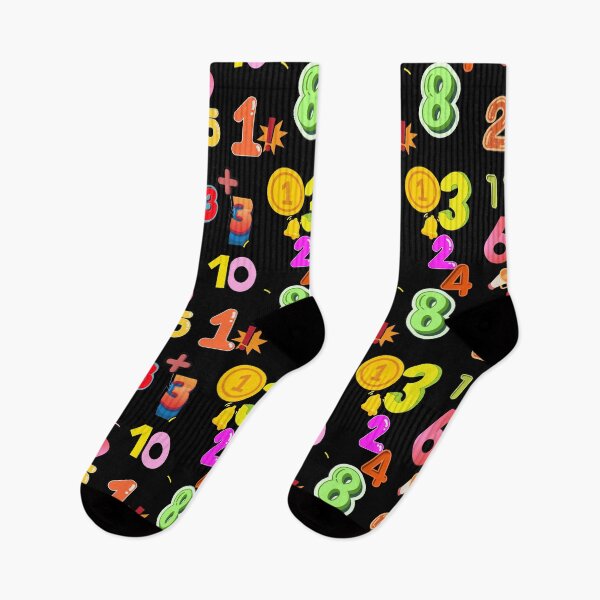 Item preview, Colorful Fun Numbers and Math Symbols Pattern for Kids designed and sold by BoldcreationsM.