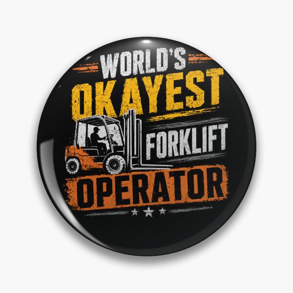 Item preview, World's Okayest Forklift Operator Funny Warehouse Worker Logistics Professional Gift designed and sold by HumansStuck12.