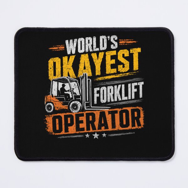 Item preview, World's Okayest Forklift Operator Funny Warehouse Worker Logistics Professional Gift designed and sold by HumansStuck12.