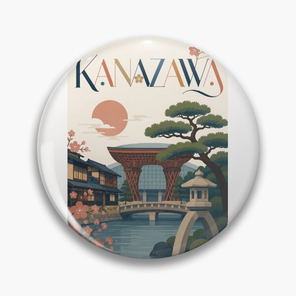 Item preview, Kanazawa Japan Kenrokuen, Higashi Chaya and Tsuzumi Gate designed and sold by Places On Earth.