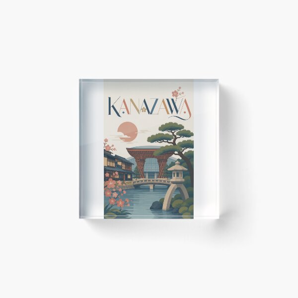 Item preview, Kanazawa Japan Kenrokuen, Higashi Chaya and Tsuzumi Gate designed and sold by Places On Earth.