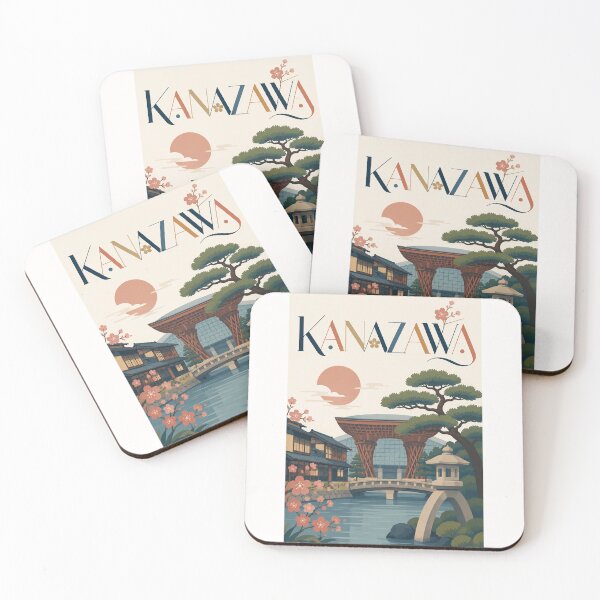 Item preview, Kanazawa Japan Kenrokuen, Higashi Chaya and Tsuzumi Gate designed and sold by Places On Earth.