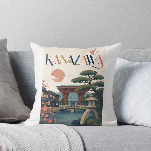 Item preview, Kanazawa Japan Kenrokuen, Higashi Chaya and Tsuzumi Gate designed and sold by Places On Earth.
