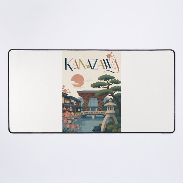 Item preview, Kanazawa Japan Kenrokuen, Higashi Chaya and Tsuzumi Gate designed and sold by Places On Earth.