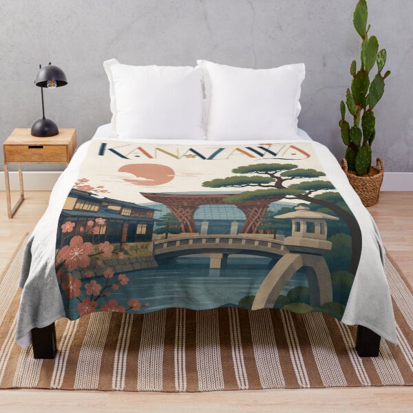 Item preview, Kanazawa Japan Kenrokuen, Higashi Chaya and Tsuzumi Gate designed and sold by Places On Earth.