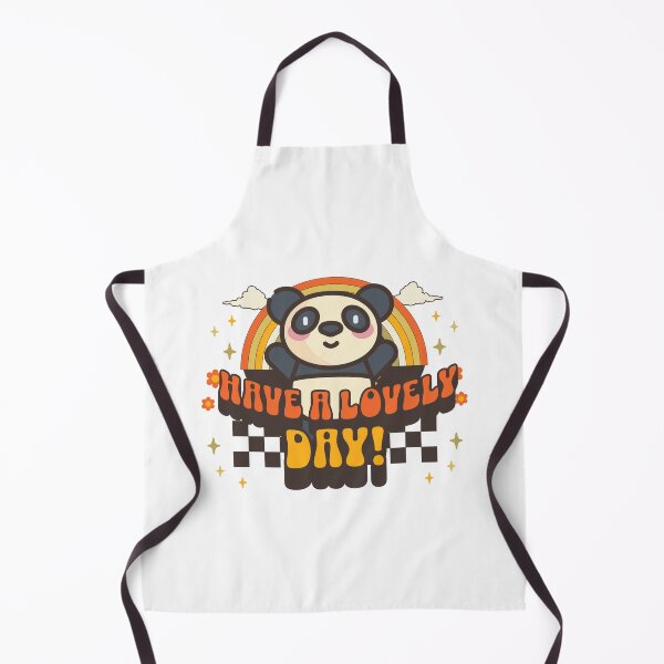 Item preview, Have a Lovely Day Panda | Cute Retro Rainbow | Kawaii Positive Vibes designed and sold by DafraDesign.