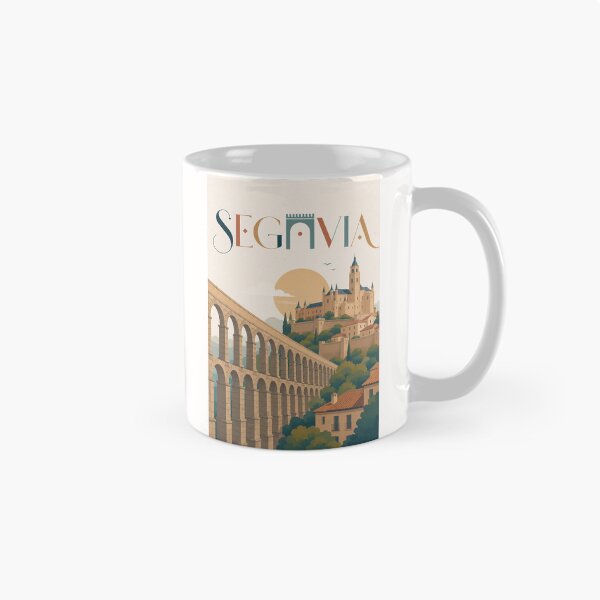 Item preview, Acueducto de Segovia y Alcázar de Segovia Castilla y León España designed and sold by Places On Earth.