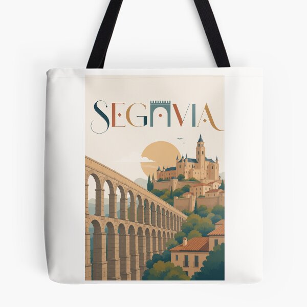 Item preview, Acueducto de Segovia y Alcázar de Segovia Castilla y León España designed and sold by Places On Earth.