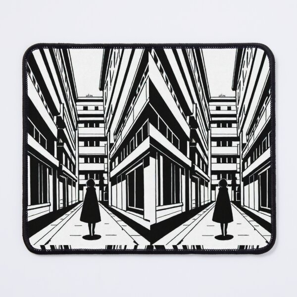 Item preview, Art - Stylized Street Inspired by Japan, Contemplative Manga Vibe designed and sold by Reverso-Design.