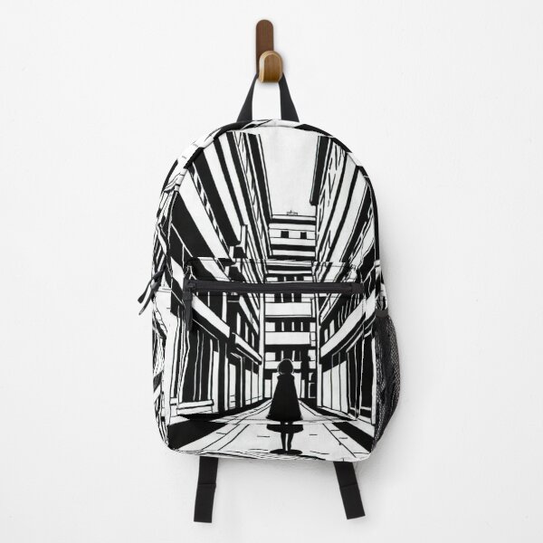 Item preview, Art - Stylized Street Inspired by Japan, Contemplative Manga Vibe designed and sold by Reverso-Design.