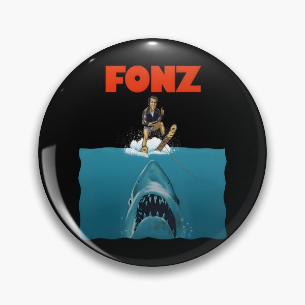 Item preview, FONZ - Happy Days Fonzie (Jaws) Parody designed and sold by RiedelOtano.