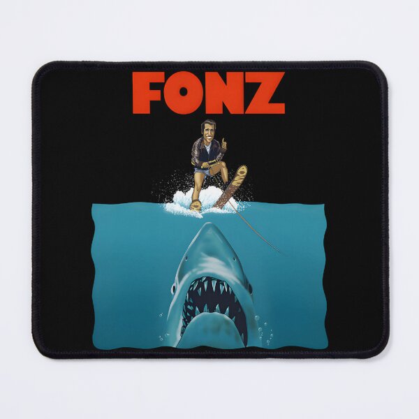 Item preview, FONZ - Happy Days Fonzie (Jaws) Parody designed and sold by RiedelOtano.