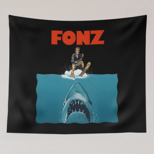 Item preview, FONZ - Happy Days Fonzie (Jaws) Parody designed and sold by RiedelOtano.