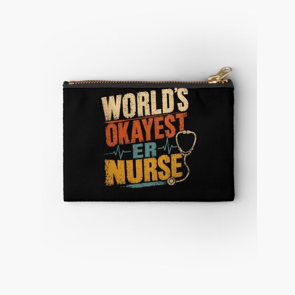Item preview, World's Okayest ER Nurse Funny Nursing Healthcare designed and sold by HumansStuck12.