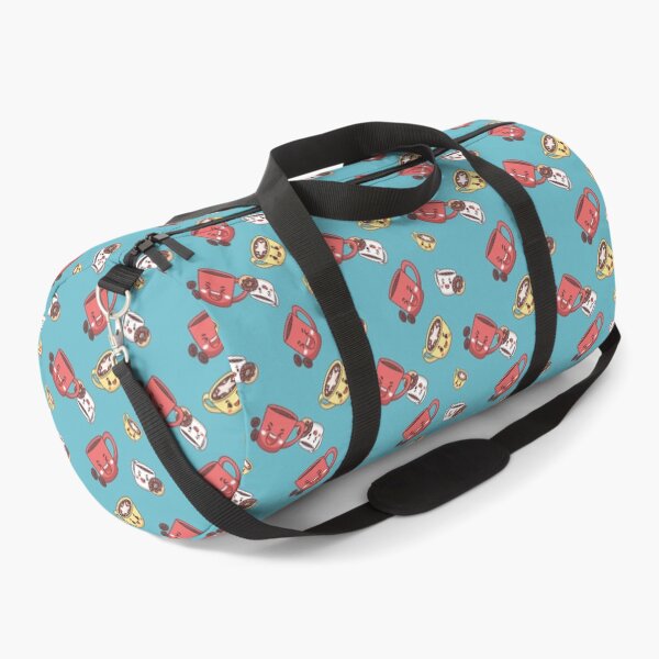 Item preview, Cute Kawaii Coffee Pattern | Smiling Coffee Cups & Donuts | Seamless Breakfast Design designed and sold by DafraDesign.