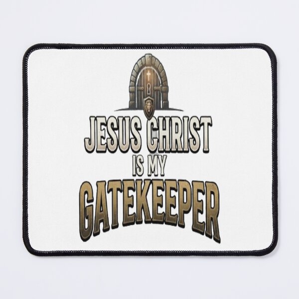 Item preview, Jesus Christ is My Gatekeeper - Christian Faith Lion of Judah Gate Design designed and sold by graceformen.