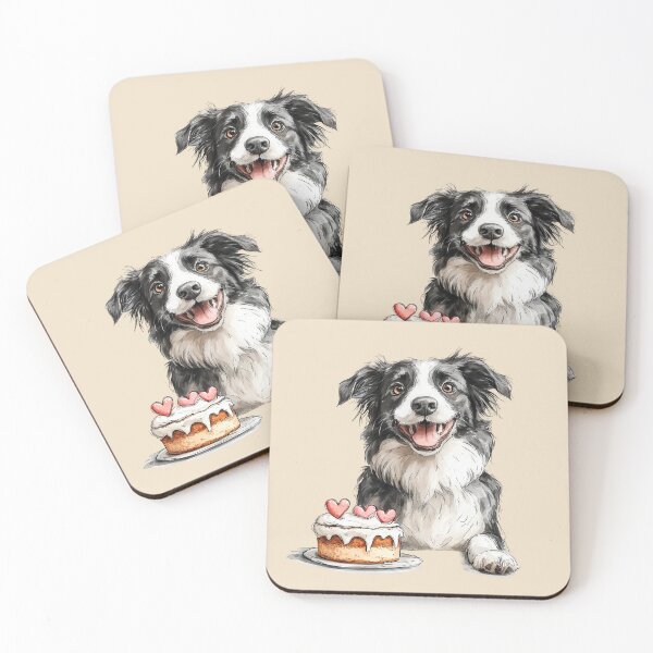 Item preview, Happy Birthday Cute Border Collie designed and sold by Erika Kaisersot.