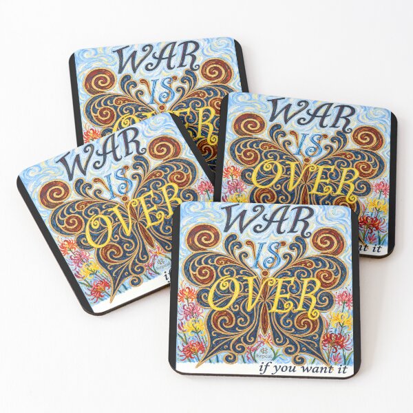 Item preview, War Is Over Butterfly Peace Art  designed and sold by hepcat-plus.