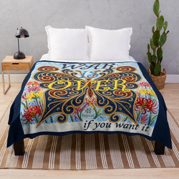 Item preview, War Is Over Butterfly Peace Art  designed and sold by hepcat-plus.