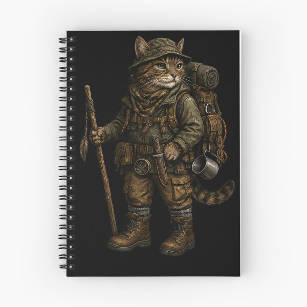Item preview, Bushcraft Explorer Cat designed and sold by naturalsurvival.