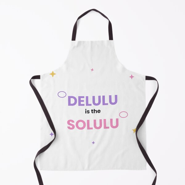 Item preview, Delulu Is The Solulu Funny Gen Z Sticker designed and sold by QuirkyCartel.