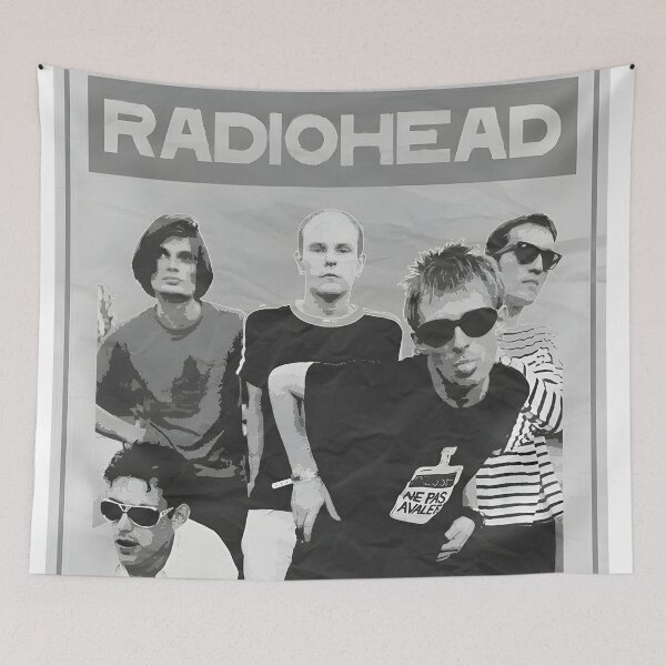 Item preview, Vintage Monochrome Alternative Rock Inspired Poster designed and sold by Jennifer-Grier.