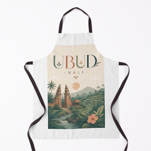 Item preview, Ubud Bali Rice Terraces and Candi Bentar Indonesia designed and sold by Aryabek.