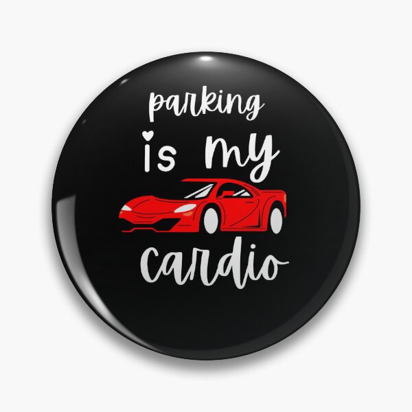 Item preview, Parking Is My Cardio - Funny Red Sports Car designed and sold by KromaDesignLab.