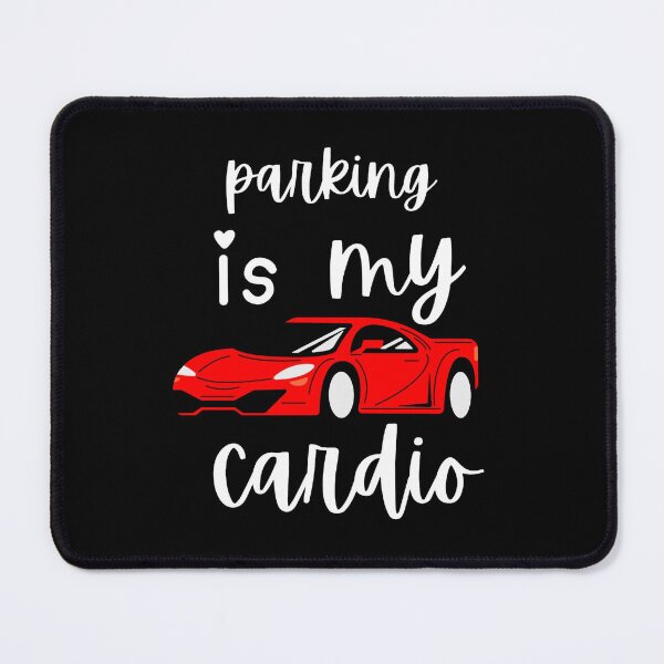 Item preview, Parking Is My Cardio - Funny Red Sports Car designed and sold by KromaDesignLab.