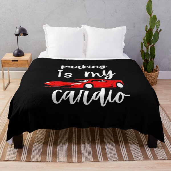 Item preview, Parking Is My Cardio - Funny Red Sports Car designed and sold by KromaDesignLab.