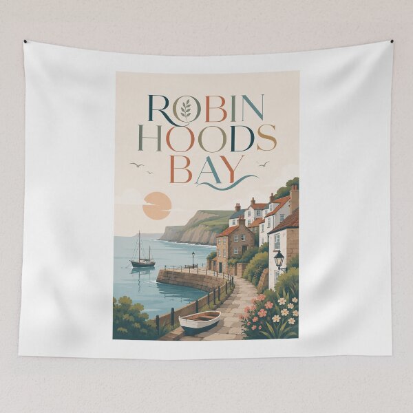Item preview, Robin Hood's Bay North Yorkshire Coast and Cleveland Way England designed and sold by Aryabek.