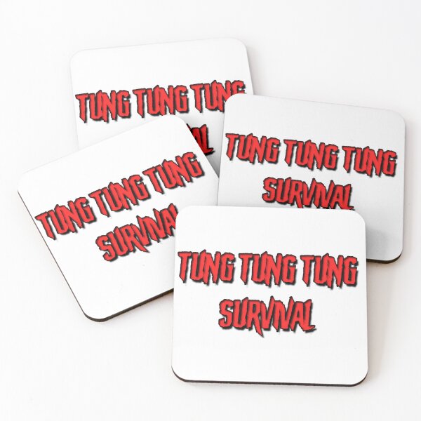 Item preview, Tung Tung Tung Survival Logo designed and sold by ChudCircleGames.
