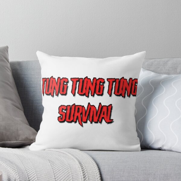 Item preview, Tung Tung Tung Survival Logo designed and sold by ChudCircleGames.