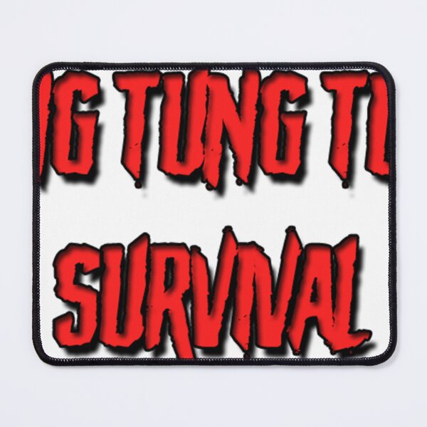 Item preview, Tung Tung Tung Survival Logo designed and sold by ChudCircleGames.
