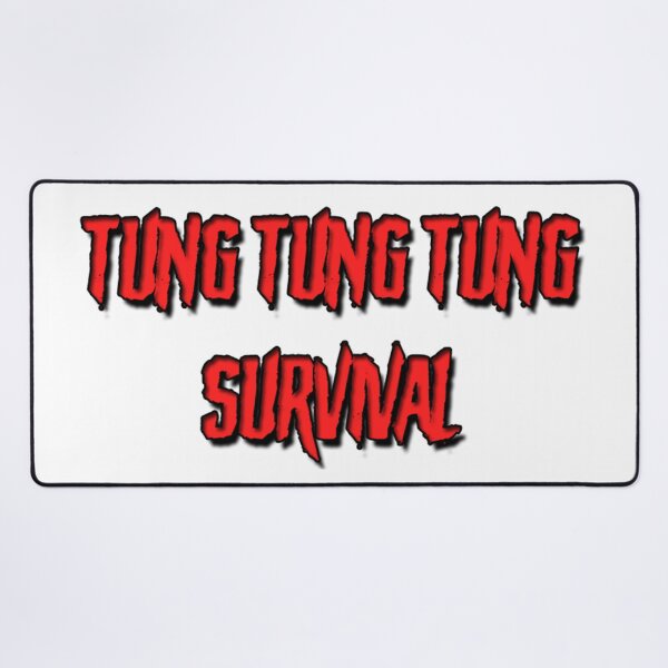Item preview, Tung Tung Tung Survival Logo designed and sold by ChudCircleGames.