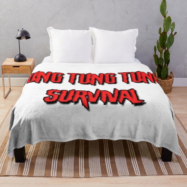 Item preview, Tung Tung Tung Survival Logo designed and sold by ChudCircleGames.