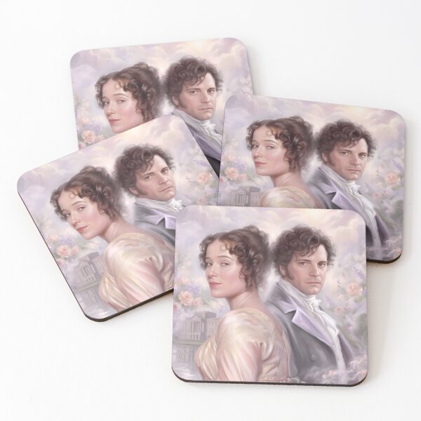 Item preview, Elizabeth and Darcy in Bloom designed and sold by ARTROGAN.