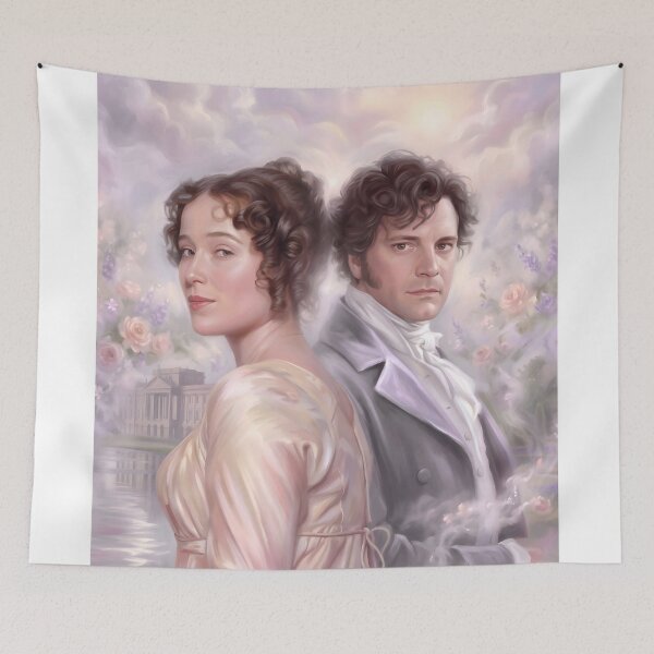 Item preview, Elizabeth and Darcy in Bloom designed and sold by ARTROGAN.