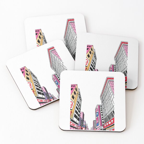 Item preview, Art - Stylized Urban Scene, Design Inspired by Japanese Aesthetics designed and sold by Reverso-Design.
