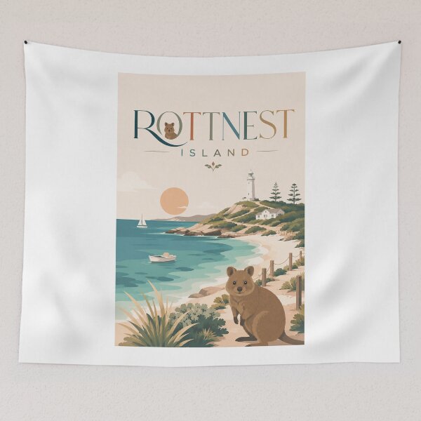 Item preview, Rottnest Island Wadjemup and Bathurst Lighthouse Western Australia designed and sold by Aryabek.