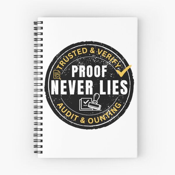 Item preview, Proof Never Lies Accountant T-Shirt | Audit CPA Accounting Humor Graphic Tee designed and sold by FCA SIR MERCH .