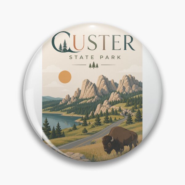 Item preview, Custer State Park Needles Highway and Black Hills South Dakota designed and sold by Aryabek.