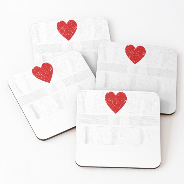 Item preview, I Love My Daddy Funny Best Dad Lover Red Heart Fathers Day designed and sold by Epicfunchart.