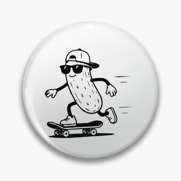 Item preview, Skating pickle designed and sold by Worldwidewizard.