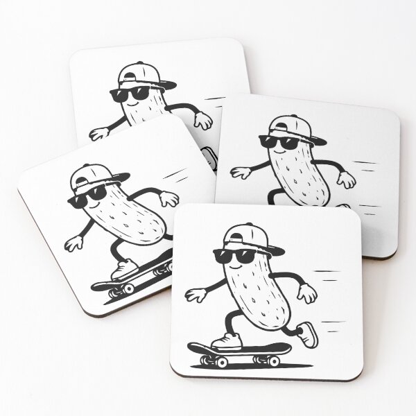 Item preview, Skating pickle designed and sold by Worldwidewizard.