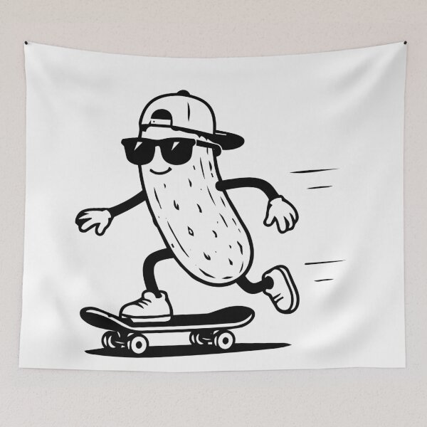 Item preview, Skating pickle designed and sold by Worldwidewizard.