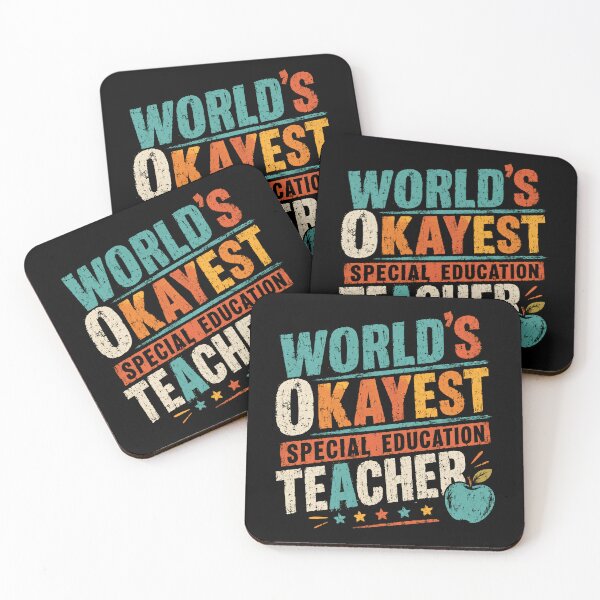 Item preview, World's Okayest Special Education Teacher Funny Educator Gift designed and sold by HumansStuck12.