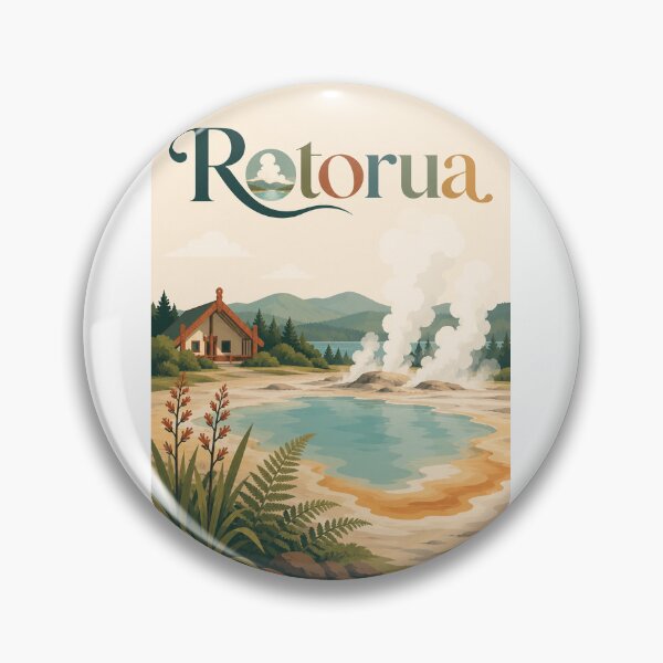 Item preview, Rotorua Geothermal Springs and Te Puia New Zealand designed and sold by Aryabek.