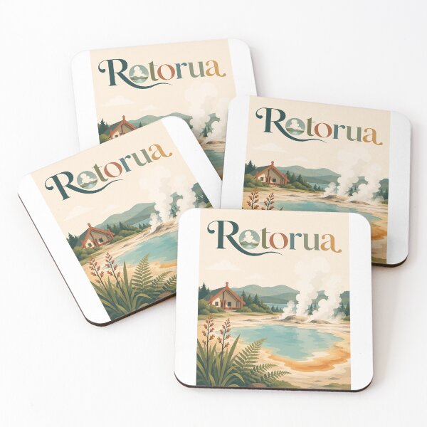 Item preview, Rotorua Geothermal Springs and Te Puia New Zealand designed and sold by Aryabek.