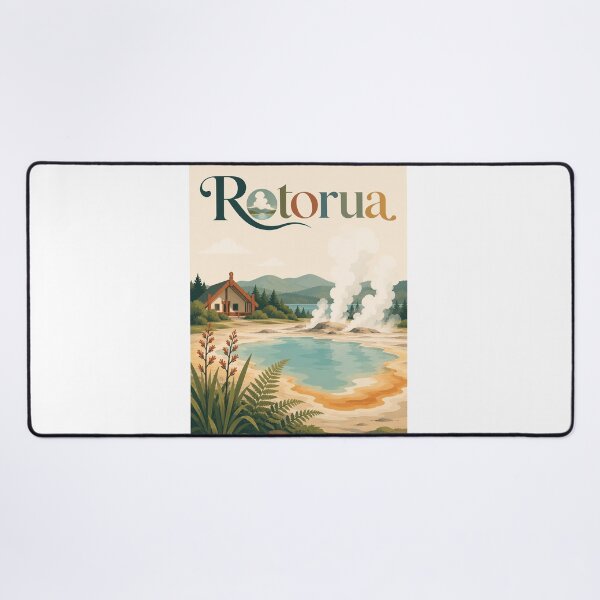 Item preview, Rotorua Geothermal Springs and Te Puia New Zealand designed and sold by Aryabek.